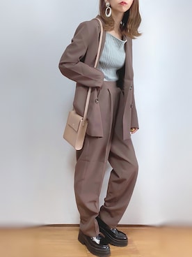 kuuuuraさん（レディース・158cm）の秋コーディネート