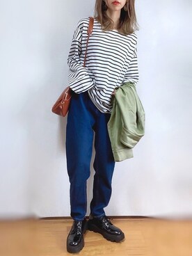 「ボーター」｜kuuuuraさん（レディース・158cm）の秋コーディネート