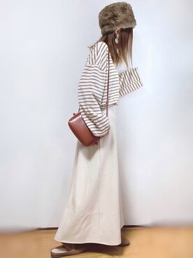 「grandfleur（グランドフルール）のアイテム」を使った、kuuuuraさん（レディース・158cm）の秋コーディネート