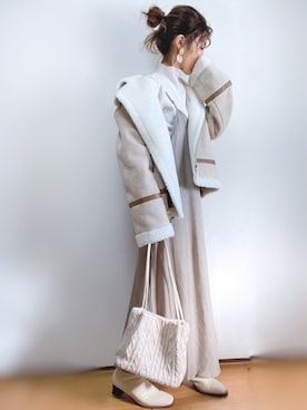 kuuuuraさん（レディース・158cm）の冬コーディネート