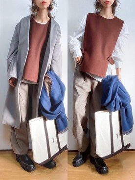 kuuuuraさん（レディース・158cm）の冬コーディネート