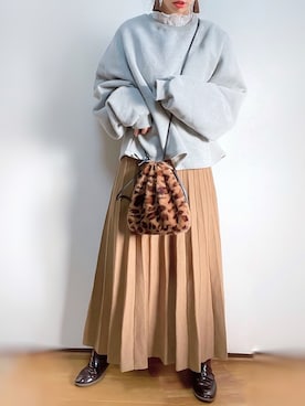 kuuuuraさん（レディース・158cm）の冬コーディネート