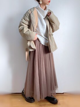 kuuuuraさん（レディース・158cm）の冬コーディネート