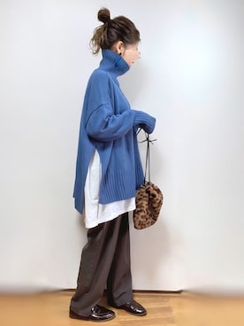 kuuuuraさん（レディース・158cm）の冬コーディネート