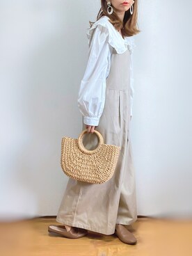 「grandfleur（グランドフルール）のアイテム」を使った、kuuuuraさん（レディース・158cm）の春コーディネート