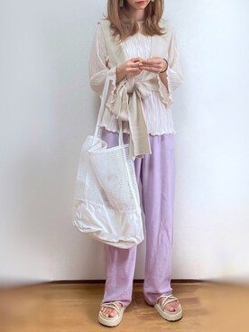 kuuuuraさん（レディース・158cm）の夏コーディネート