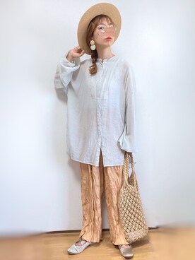 kuuuuraさん（レディース・158cm）の夏コーディネート