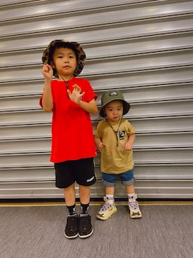 どんどん(*☻-☻*)さん（キッズ・110cm）の夏コーディネート