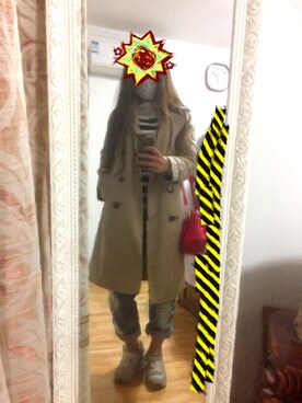 「chico_（チコ）のアイテム（ジャケット/アウター）」を使った、M818さん（レディース・163cm）の冬コーディネート