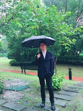 「MARNI（マルニ）のアイテム（テーラードジャケット）」を使った、茶挑kさん（メンズ・175cm）の秋コーディネート