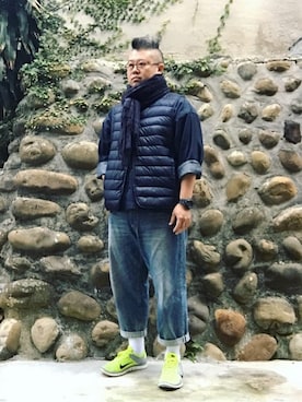 「autumn look」｜Bさん（メンズ・172cm）の冬コーディネート