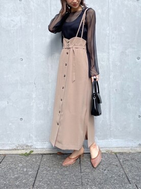 Shiiiさん（レディース・162cm）の春コーディネート