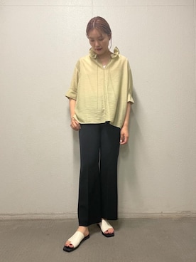 YAMASHITA MARIKOさん（レディース・168cm）の夏コーディネート