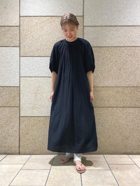 「RECOMMEND  ITEM STYLING」｜「アイテム（ワンピース/ドレス）」を使った、YAMASHITA MARIKOさん（レディース・168cm）の夏コーディネート