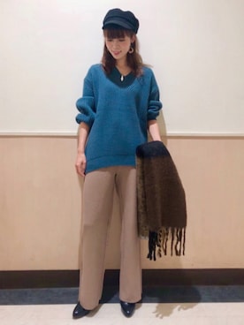 izuminさん（レディース・155cm）の冬コーディネート