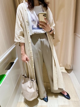 「HARE（ハレ）のアイテム（ブレスレット）」を使った、izuminさん（レディース・155cm）の夏コーディネート