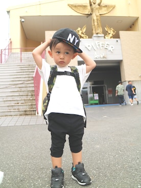 Co-msさん（キッズ・80cm）の夏コーディネート