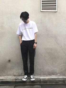 「Sourcream」｜HIROKI KUBOさん（メンズ・178cm）の夏コーディネート