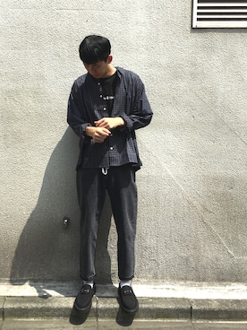 HIROKI KUBOさん（メンズ・178cm）の夏コーディネート