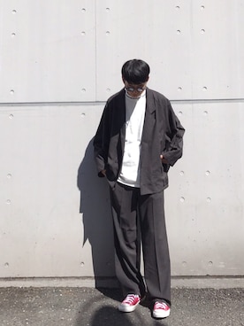 HIROKI KUBOさん（メンズ・178cm）の秋コーディネート