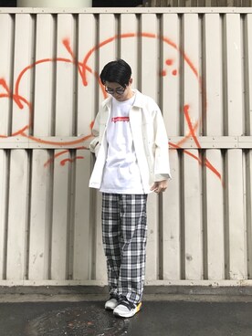 「Sourcream」｜HIROKI KUBOさん（メンズ・178cm）の春コーディネート