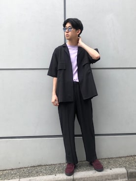 パリジャングラス サングラス カラーレンズ プチプラを使った人気ファッションコーディネート Wear