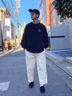 「お正月」｜「アイテム（帽子）」を使った、HIROKI KUBOさん（メンズ・178cm）の冬コーディネート