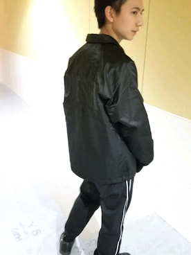 「ディーゼル」｜「アイテム（その他アウター）」を使った、たつやさん（メンズ・170cm）の秋コーディネート