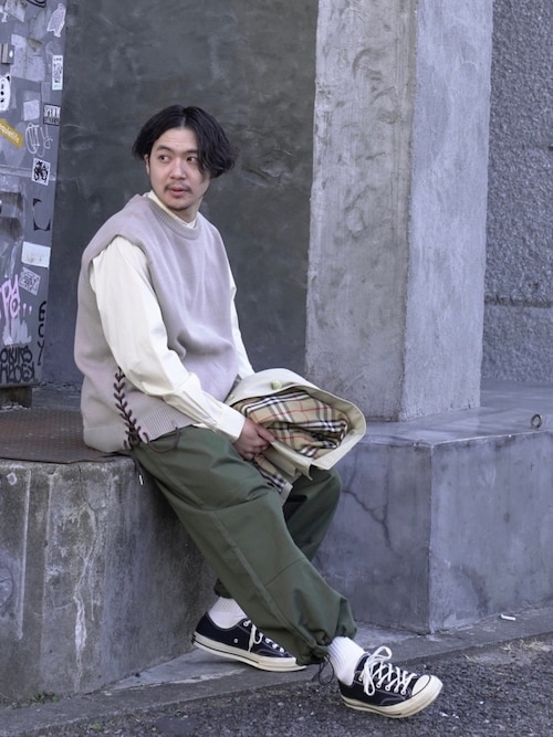 くりっと Melt のベストを使ったコーディネート Wear