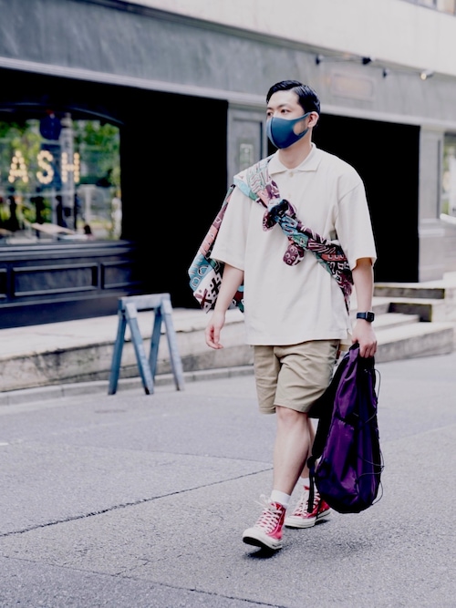 くりっと Auraleeのポロシャツを使ったコーディネート Wear