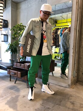 「SCOTCH&SODA（スコッチアンドソーダ）のアイテム」を使った、ホムラさん（メンズ・172cm）の夏コーディネート