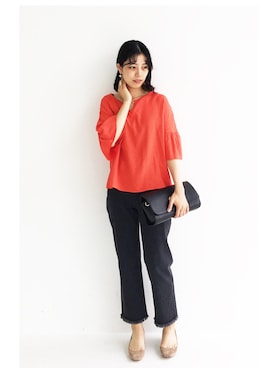 「アイテム（ピアス（両耳用））」を使った、MAKORIさん（レディース・159cm・30代）の夏コーディネート