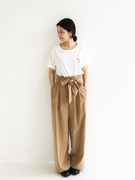 「アイテム（ピアス（両耳用））」を使った、MAKORIさん（レディース・159cm・30代）の夏コーディネート