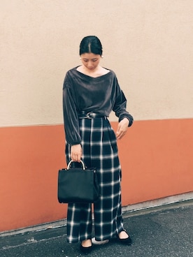 「アイテム（パンプス）」を使った、MAKORIさん（レディース・159cm・30代）の秋コーディネート