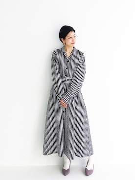 「haco!（ハコ）のアイテム（ジャケット/アウター）」を使った、MAKORIさん（レディース・159cm）の春コーディネート
