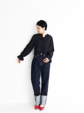 「haco!（ハコ）のアイテム」を使った、MAKORIさん（レディース・159cm）の春コーディネート