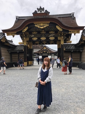「travel」｜「アイテム（ニット/セーター）」を使った、Tomaさん（レディース・150cm）の秋コーディネート