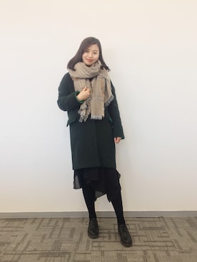 「Lily（リリイ）のアイテム（ジャケット/アウター）」を使った、Danazddさん（レディース・166cm）の冬コーディネート