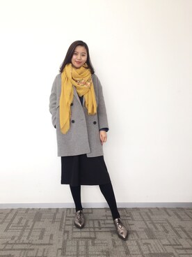 「Lily（リリイ）のアイテム（ジャケット/アウター）」を使った、Danazddさん（レディース・166cm）の冬コーディネート