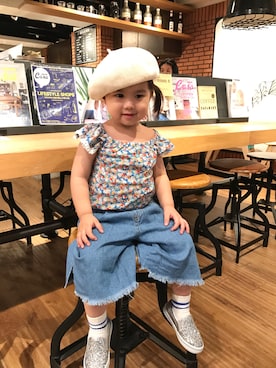 「PRADA（プラダ）のアイテム」を使った、pprriinncceeさん（キッズ・90cm）の夏コーディネート