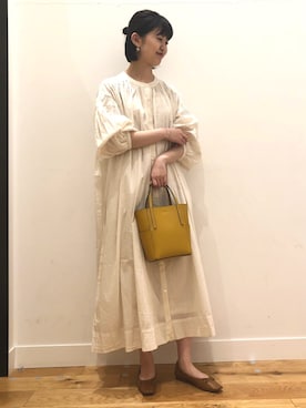 「MARCO BIANCHINI（マルコビアンチーニ）のアイテム」を使った、emmdさん（レディース・162cm）の春コーディネート