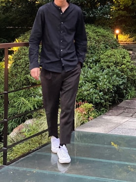 「ブラウン×ブラック」｜kenさん（メンズ・179cm）の夏コーディネート