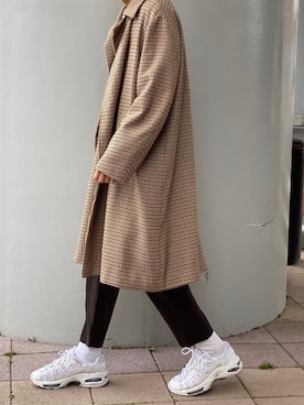 「アンクルパンツ」｜「アイテム（チェスターコート）」を使った、kenさん（メンズ・179cm）の冬コーディネート