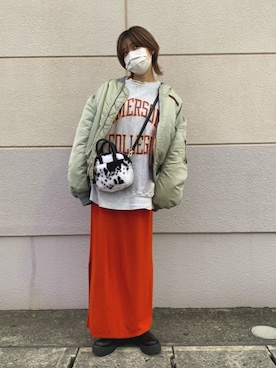 YUKINOさん（レディース・170cm）の冬コーディネート