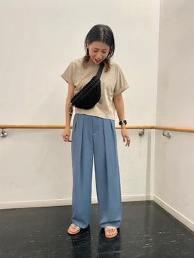 Kumamoto Hitomiさん(レディース・157cm)の夏コーディネート