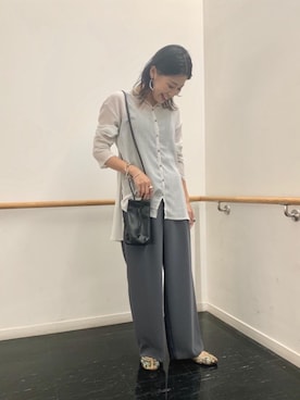 Kumamoto Hitomiさん(レディース・157cm)の夏コーディネート