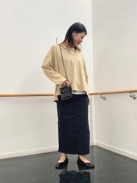 Kumamoto Hitomiさん(レディース・157cm)の秋コーディネート