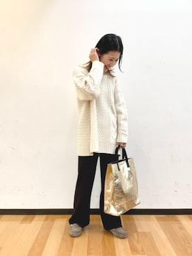 「ROTHCO（ロスコ）のアイテム（その他アウター）」を使った、Kumamoto　Hitomiさん（レディース・157cm）の秋コーディネート