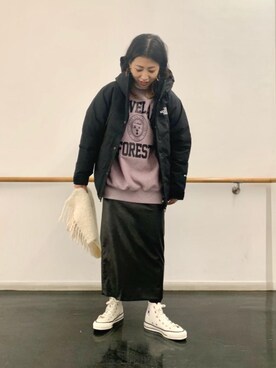 Kumamoto　Hitomiさん（レディース・157cm）の冬コーディネート