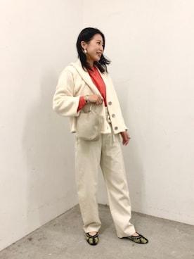 「BE-KILLY（ビーキリー）のアイテム」を使った、Kumamoto　Hitomiさん（レディース・157cm）の冬コーディネート